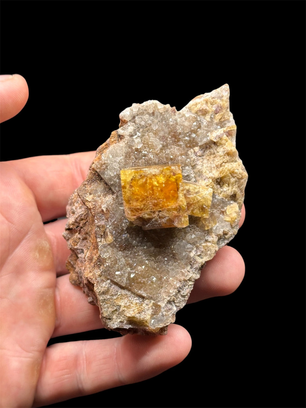 Fluorine, Vensat, Puy-de-Dôme, France.