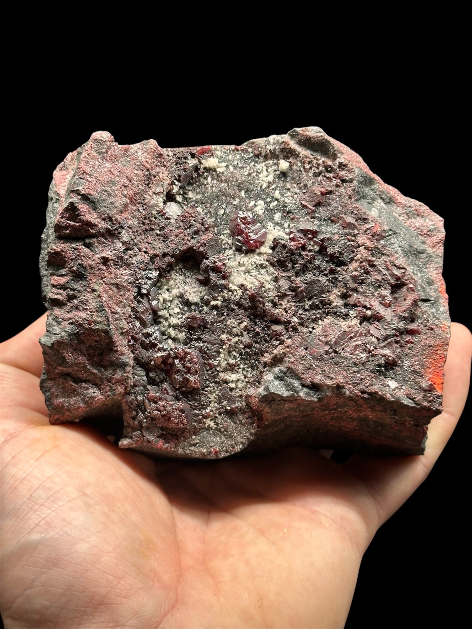 Cinabre, district miner d’Almadén, Espagne.