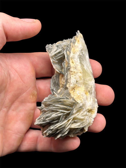 Baryte/Semseyite, Lubilhac, Brioude, France.