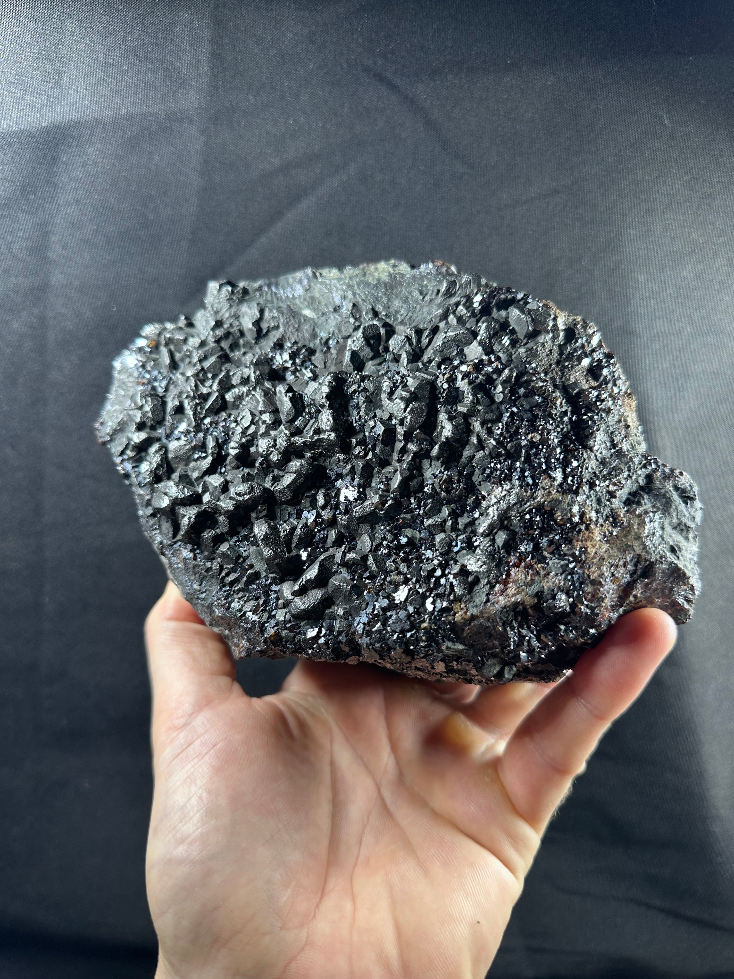 Bournonite, Mine des Malines, Saint-Laurent-le-Minier, Gard, France.