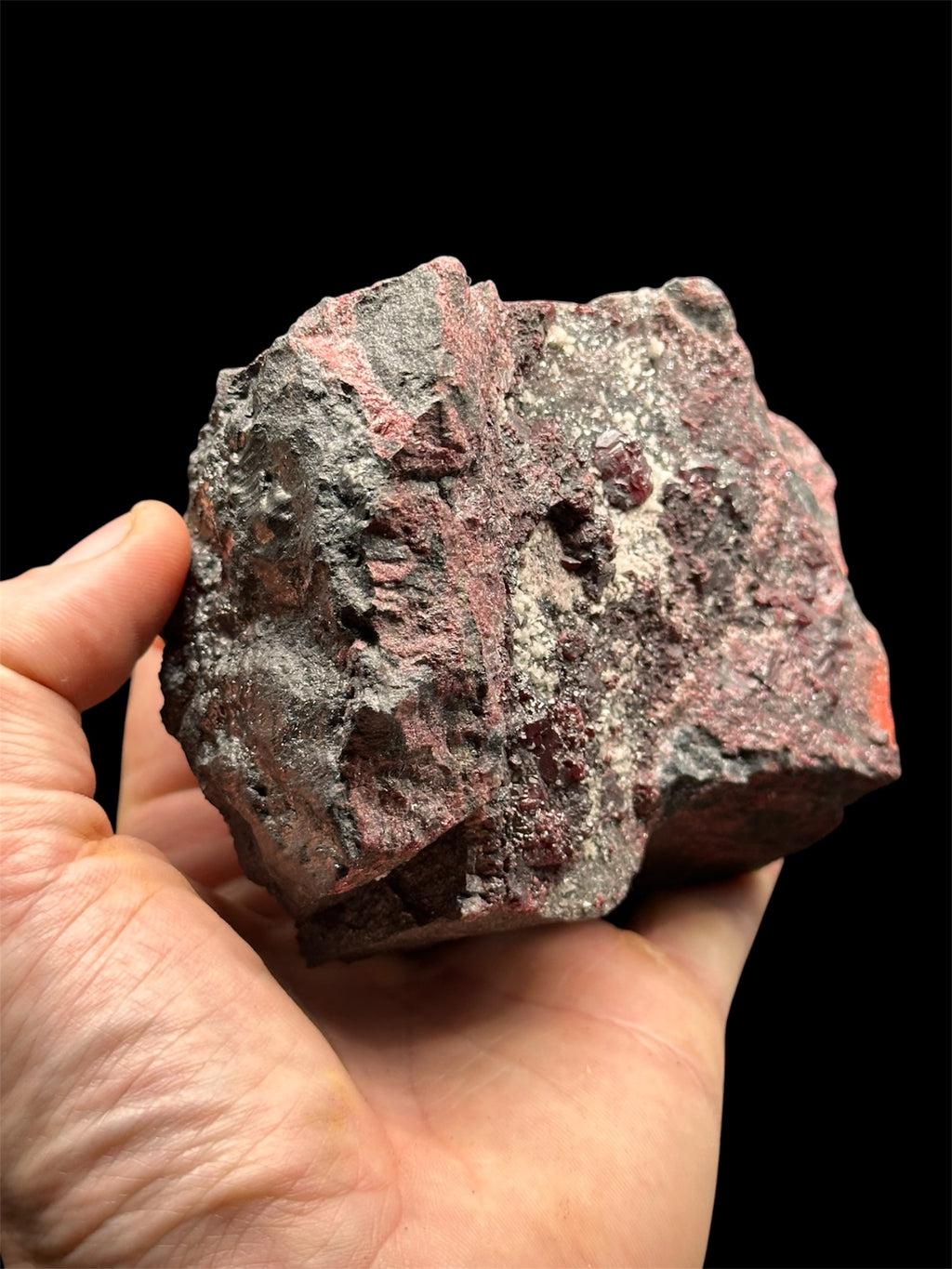 Cinabre, district miner d’Almadén, Espagne.