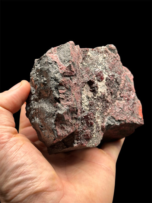 Cinabre, district miner d’Almadén, Espagne.