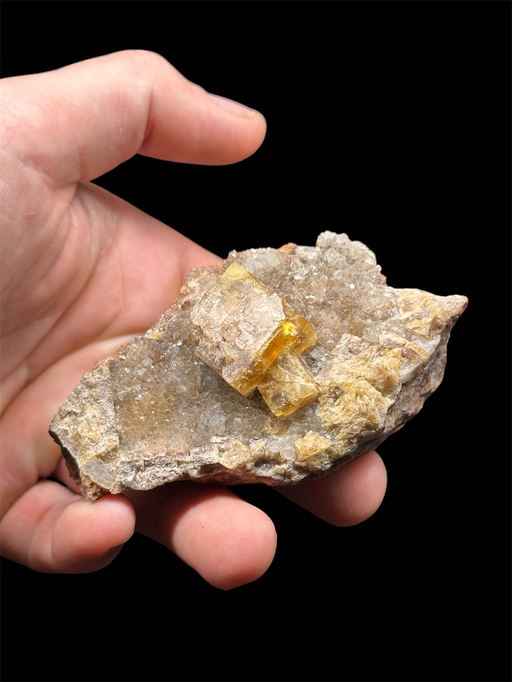 Fluorine, Vensat, Puy-de-Dôme, France.