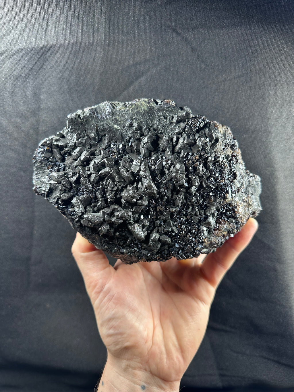 Bournonite, Mine des Malines, Saint-Laurent-le-Minier, Gard, France.