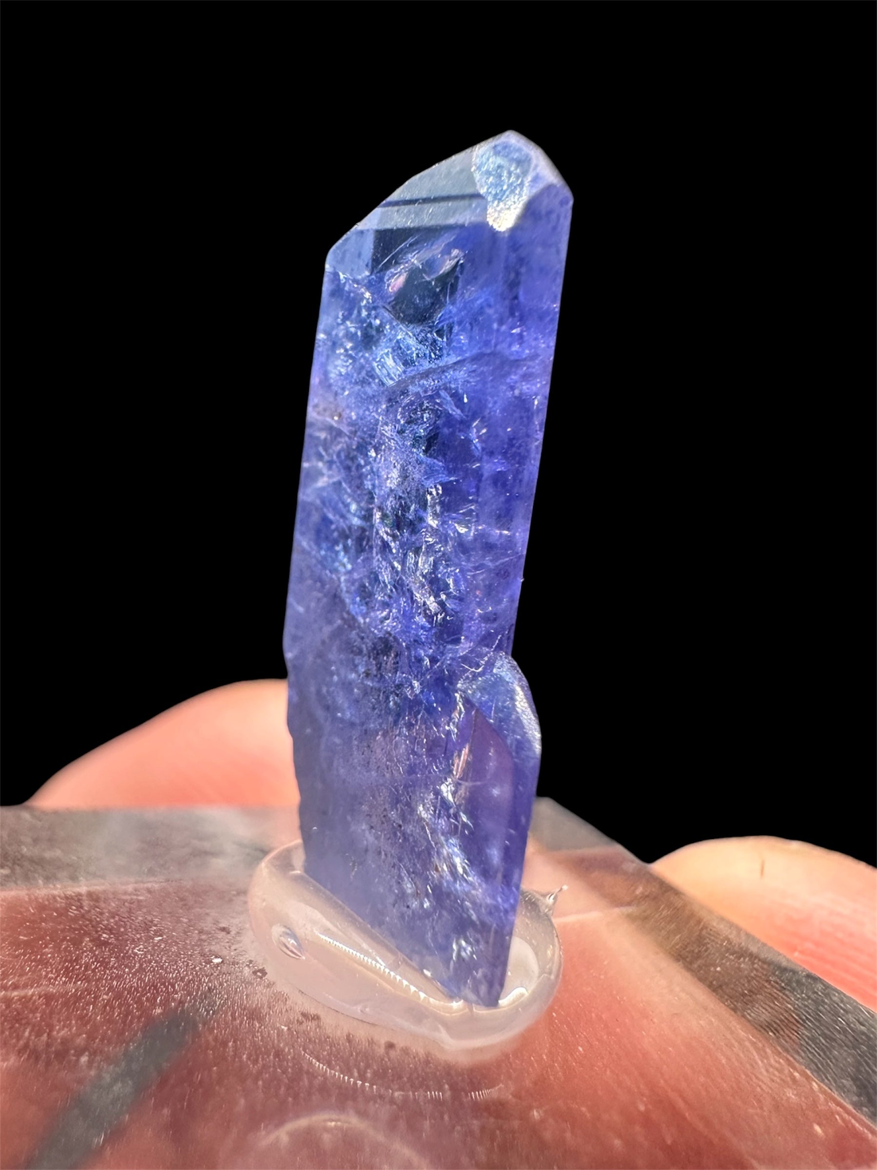 Tanzanite. Merelani Hills, Tanzanie.