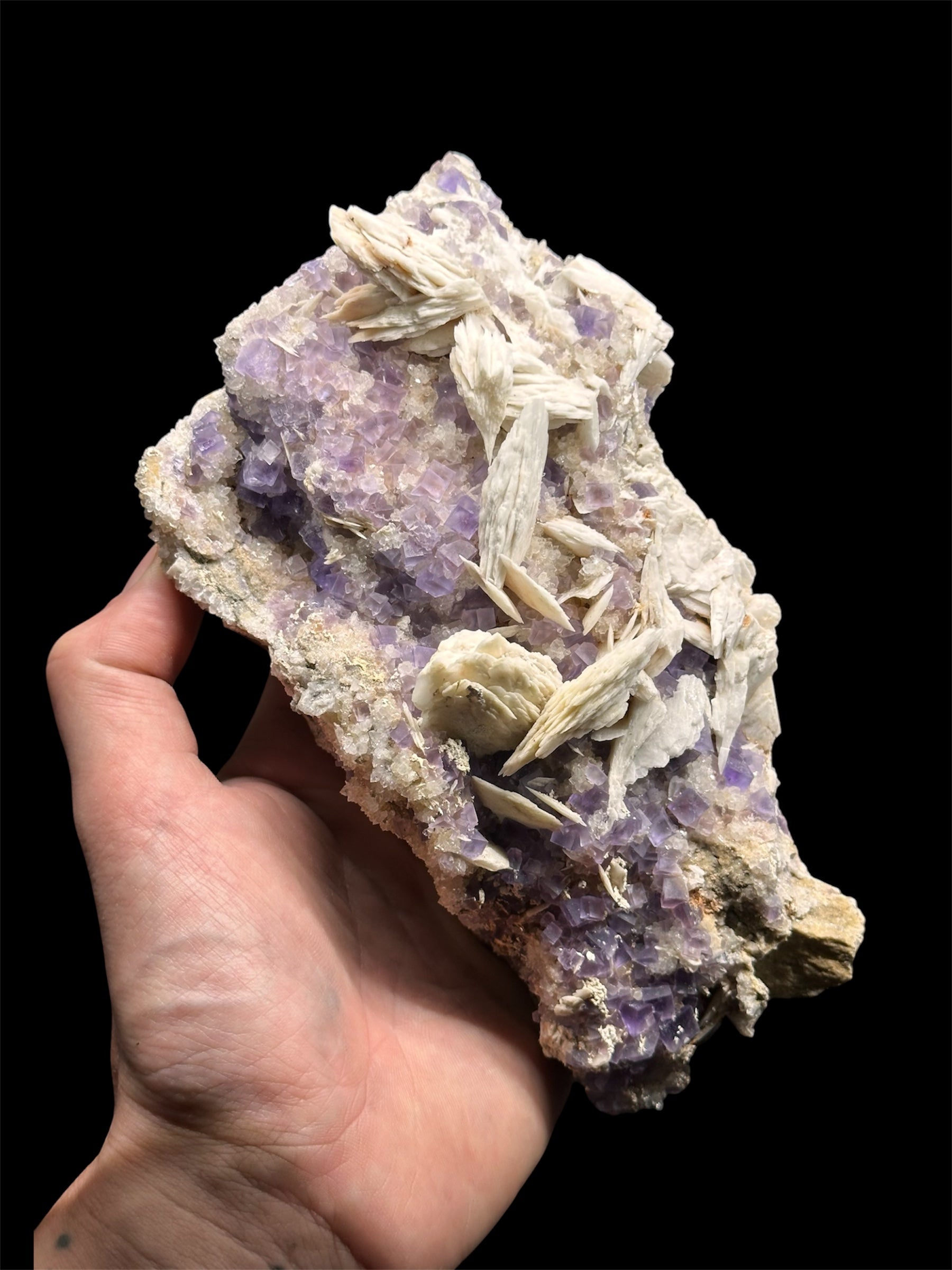 Fluorine/Baryte/Quartz, Berbes, Asturies, Espagne.
