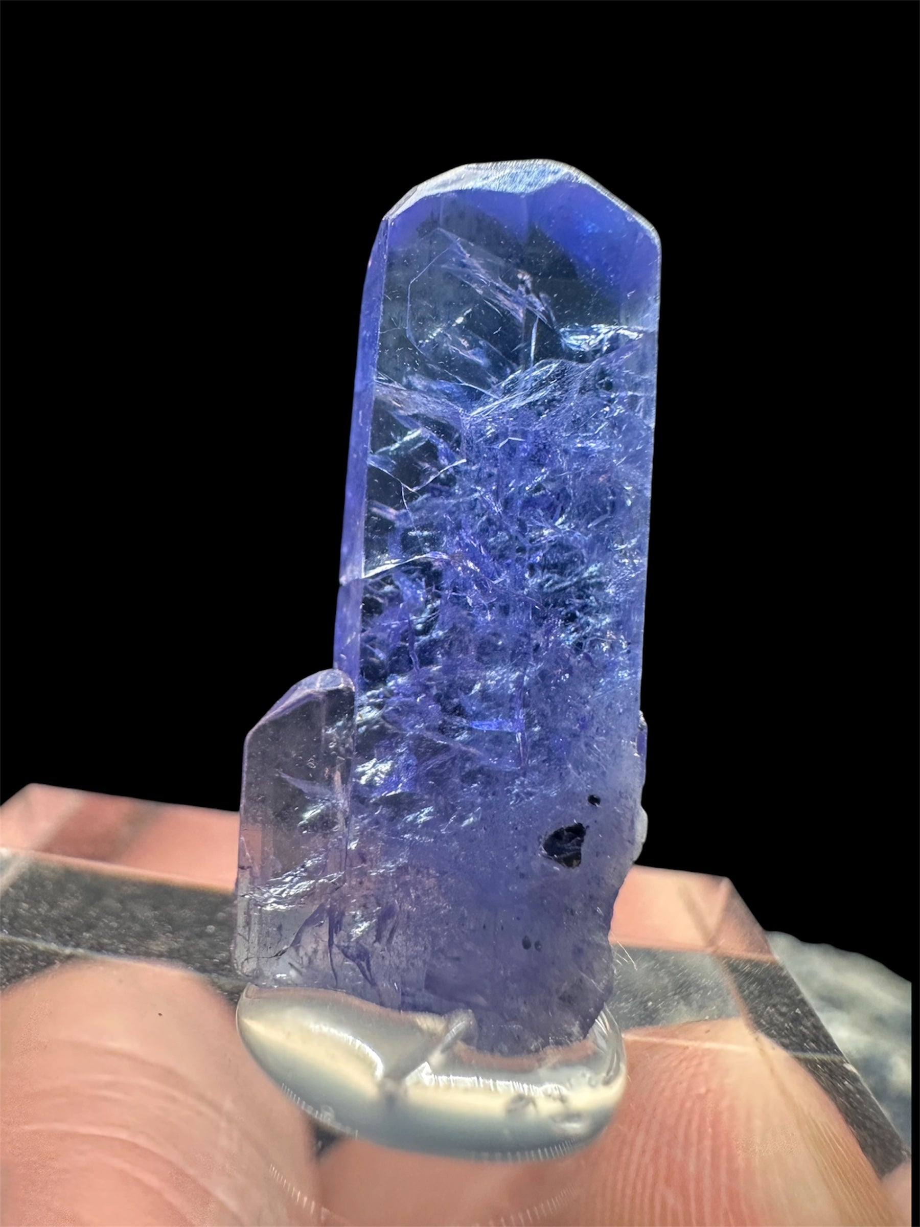 Tanzanite. Merelani Hills, Tanzanie.