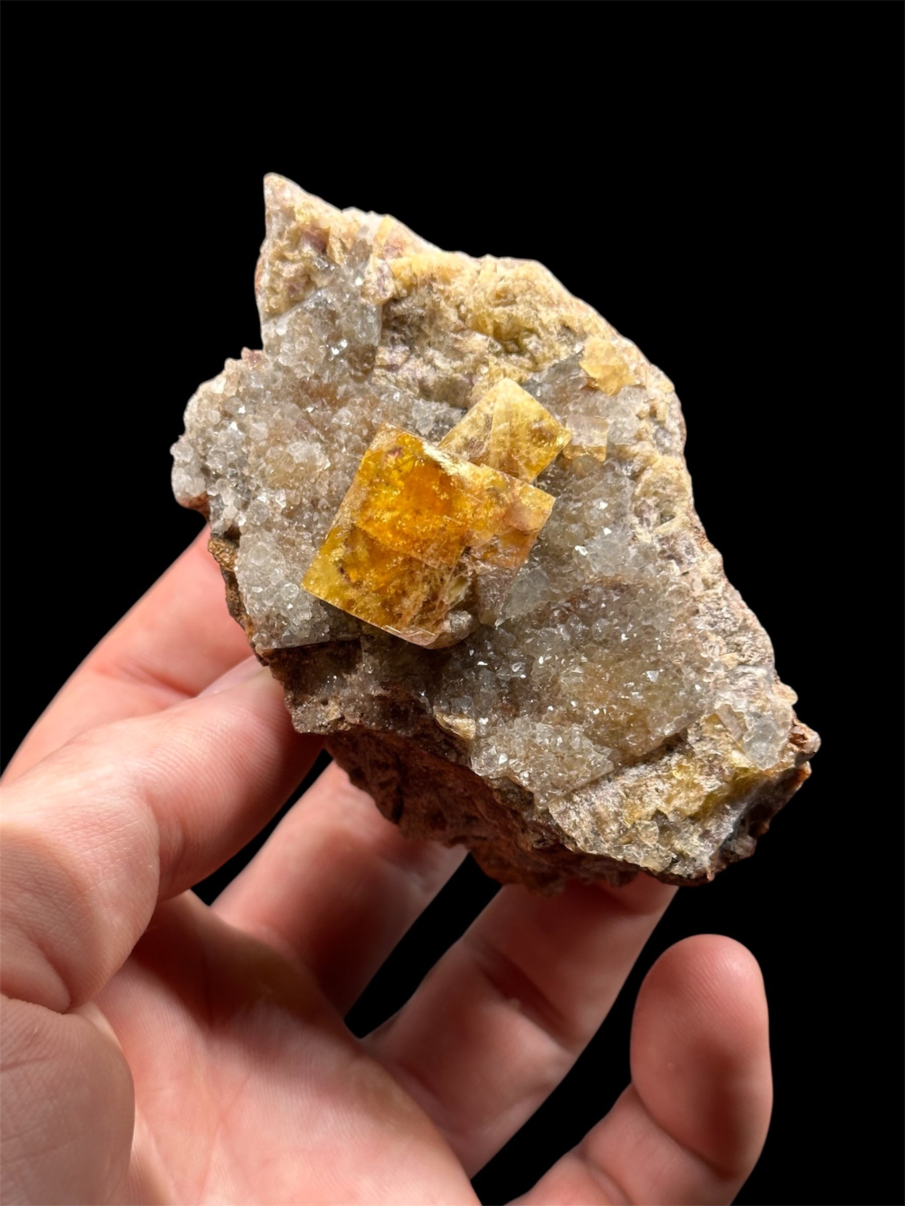Fluorine, Vensat, Puy-de-Dôme, France.