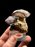 Quartz Améthyste/Fumé, Goboboseb, Namibie.