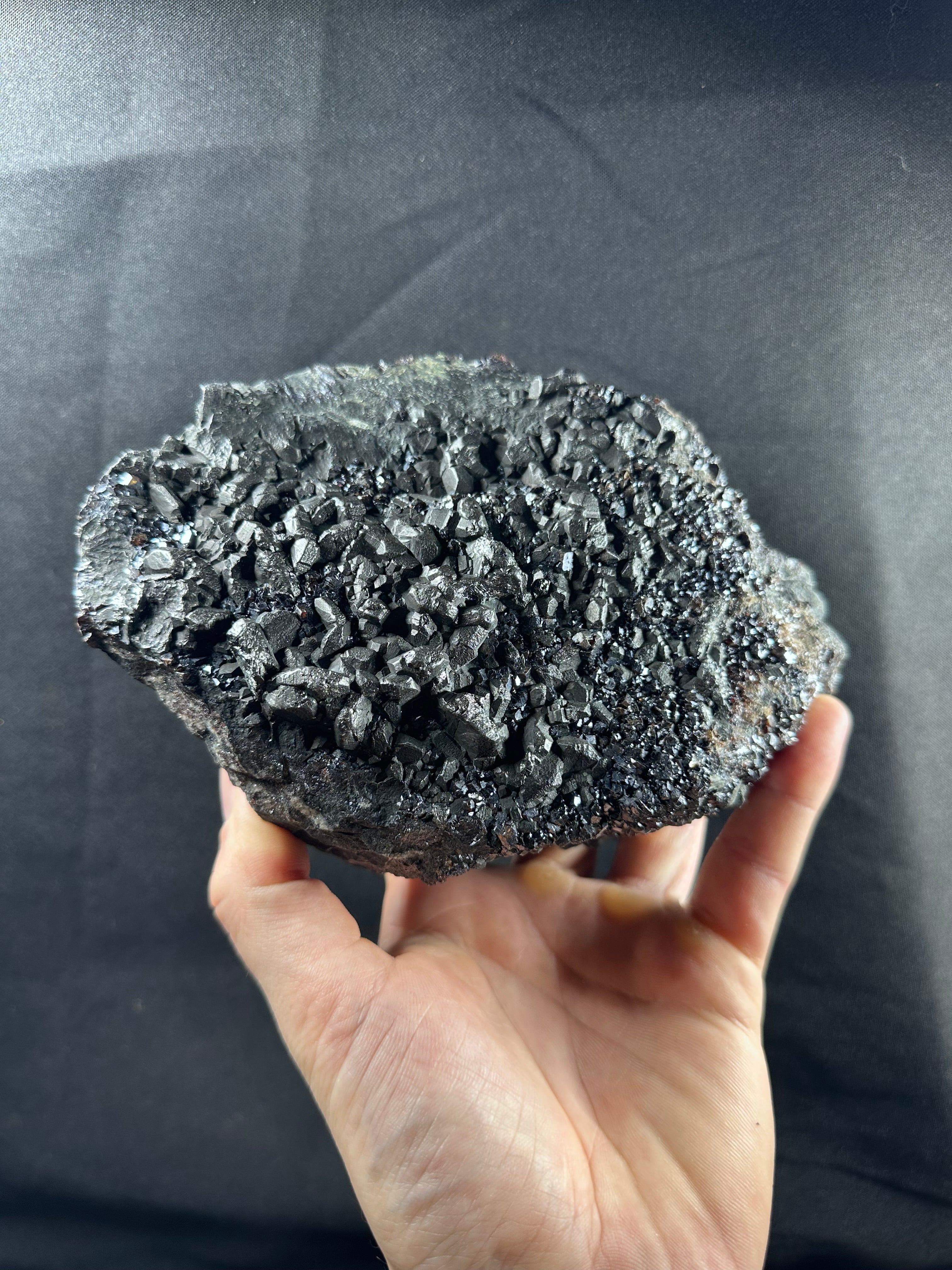 Bournonite, Mine des Malines, Saint-Laurent-le-Minier, Gard, France.
