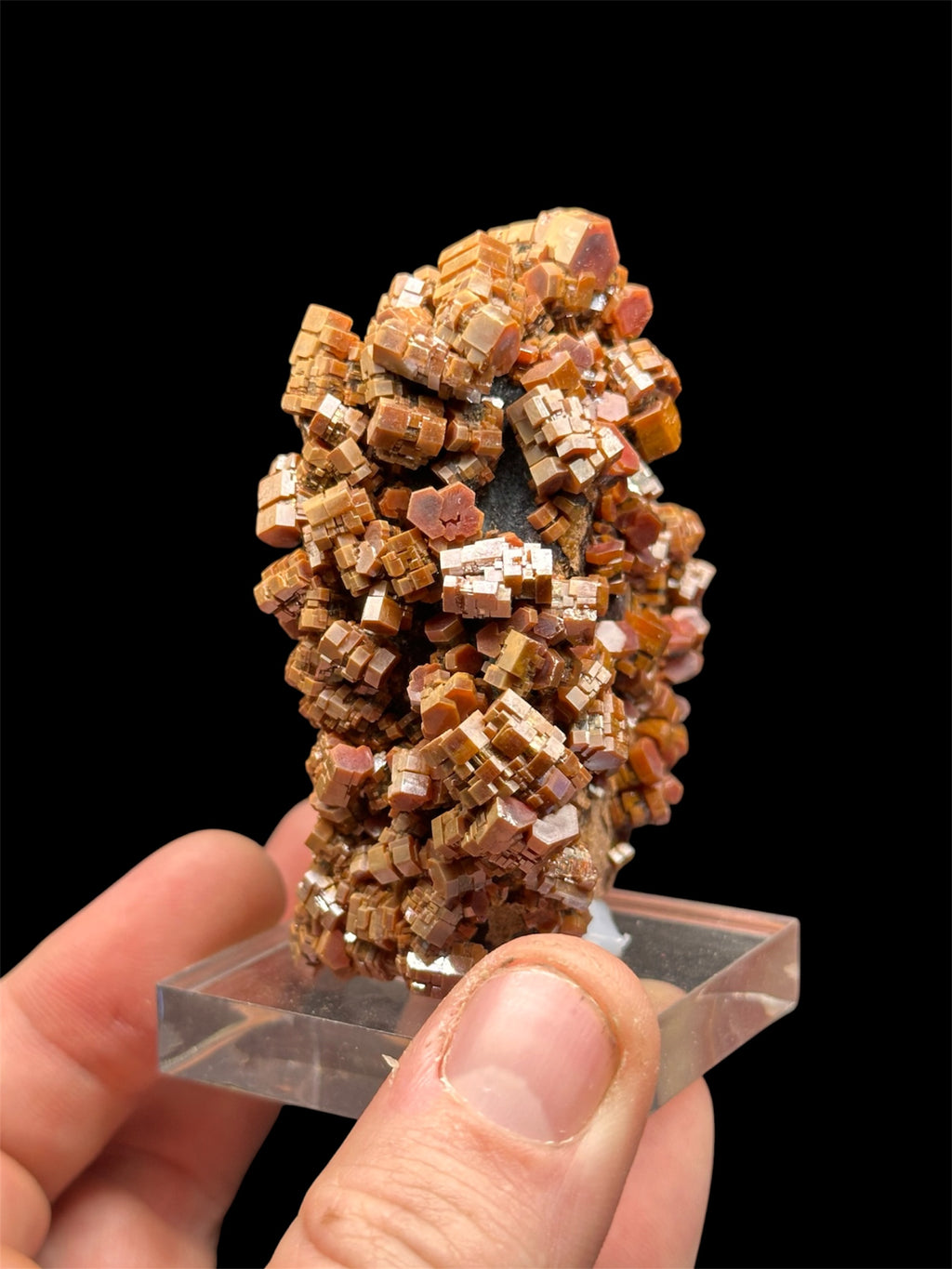 Vanadinite, Mibladen, Maroc.