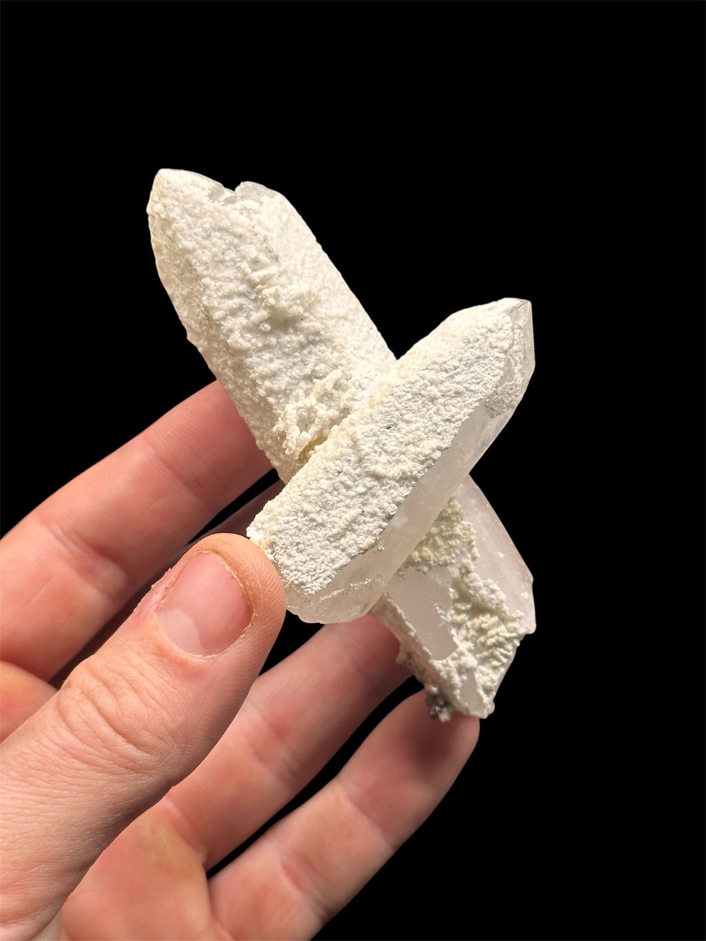 Calcite sur Quartz, Cavnic, Roumanie.