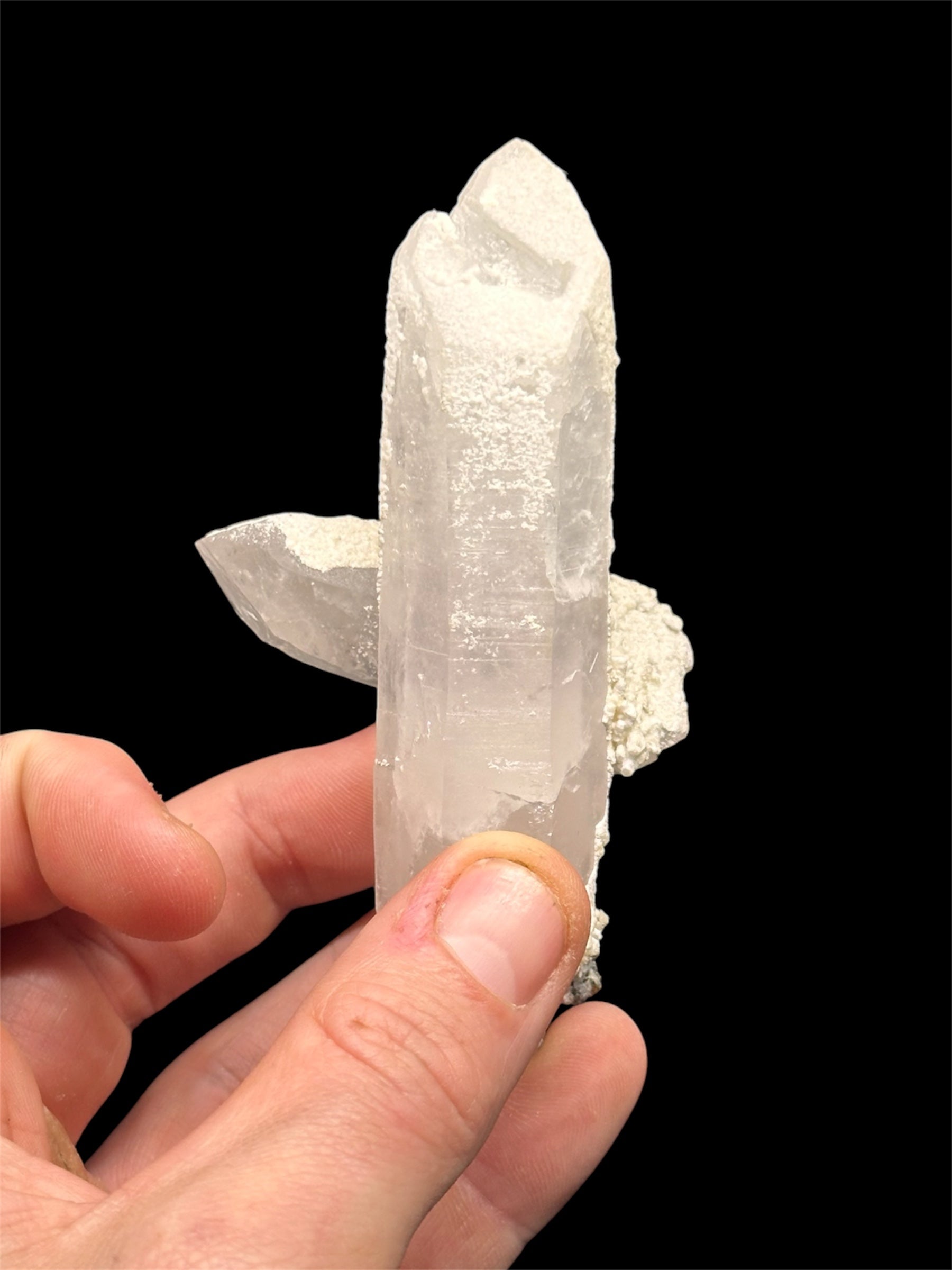 Calcite sur Quartz, Cavnic, Roumanie.