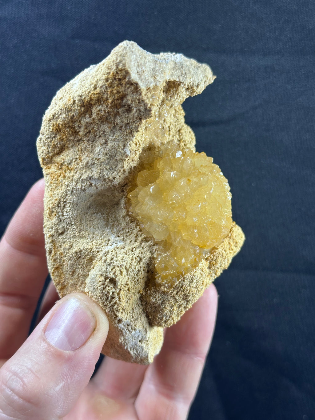 Calcite, Carrière de Sillars, Vienne, France.