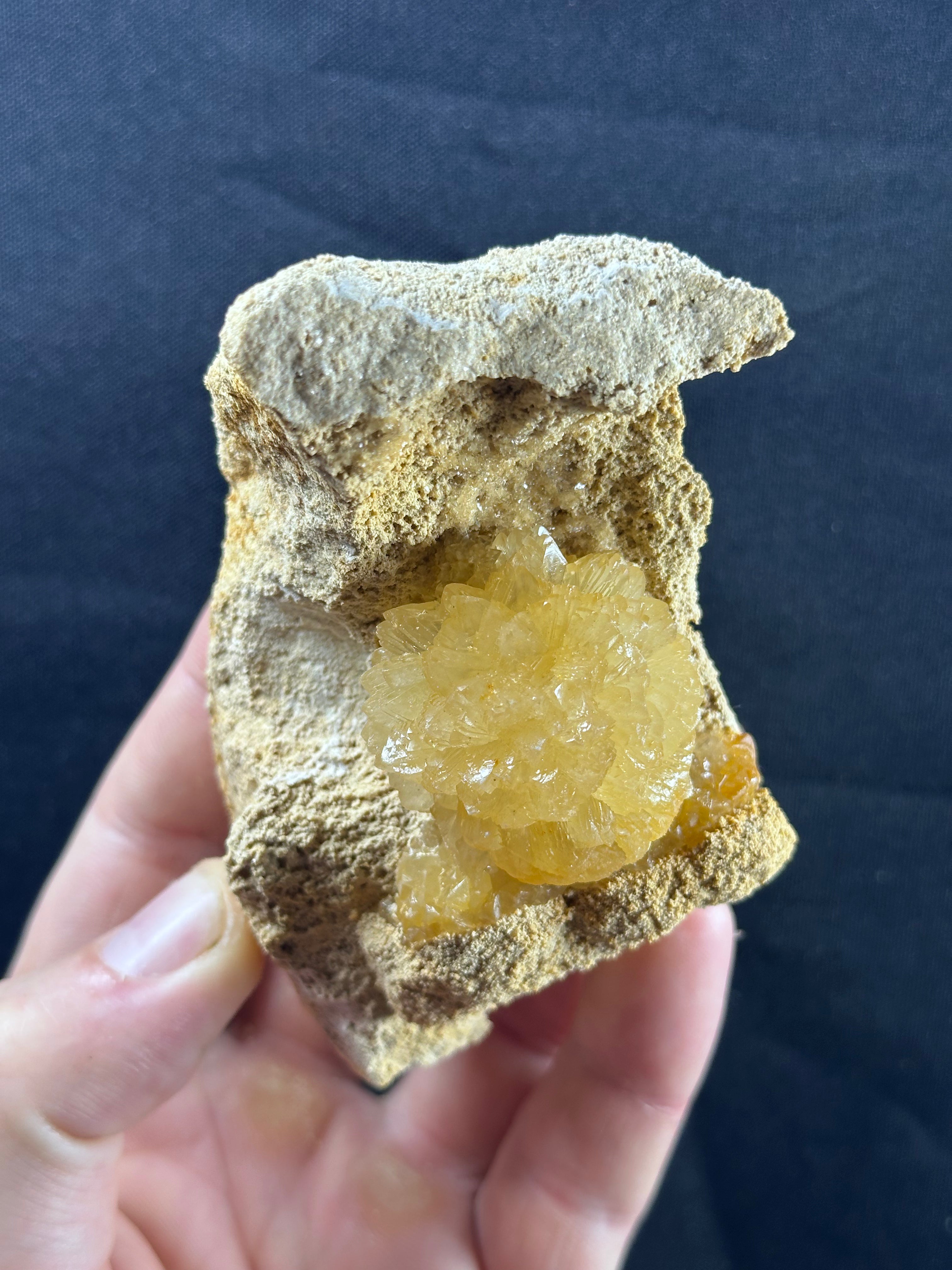 Calcite, Carrière de Sillars, Vienne, France.