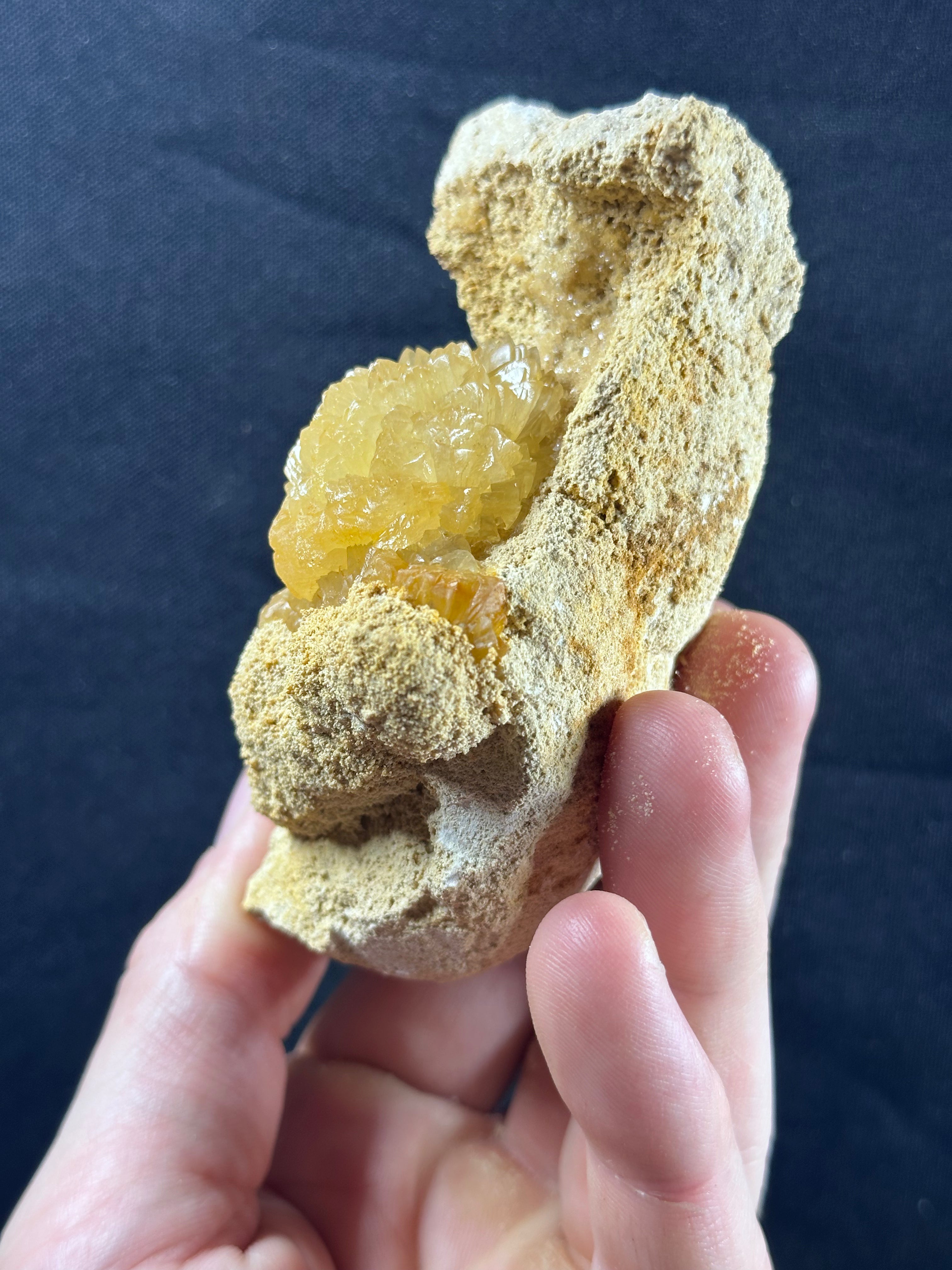 Calcite, Carrière de Sillars, Vienne, France.