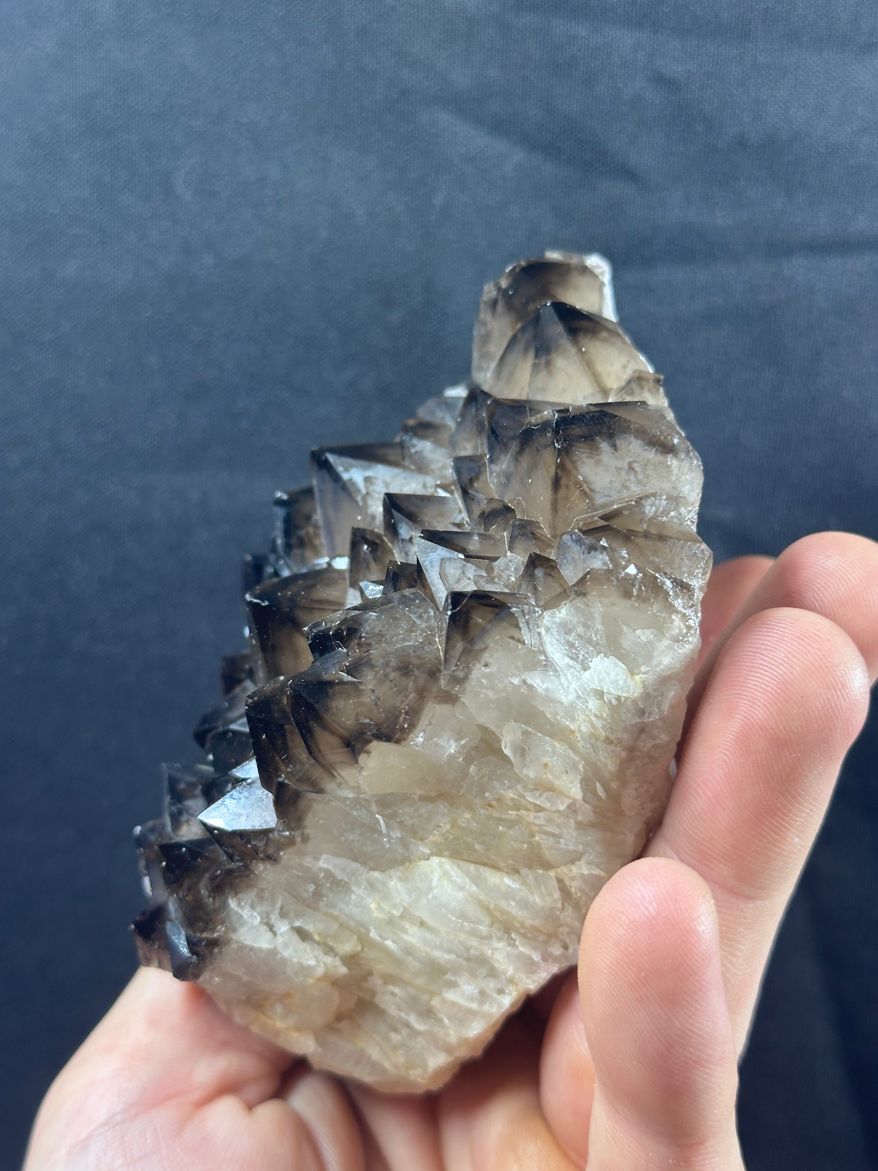 Quartz fumé, Ploemeur, Morbihan, France.