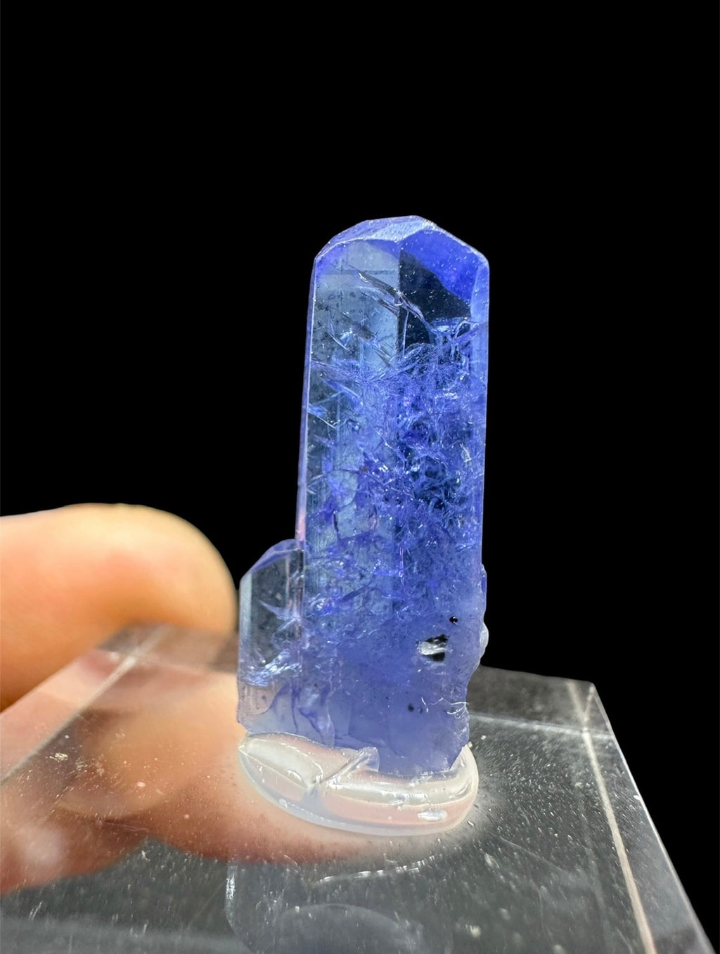 Tanzanite. Merelani Hills, Tanzanie.